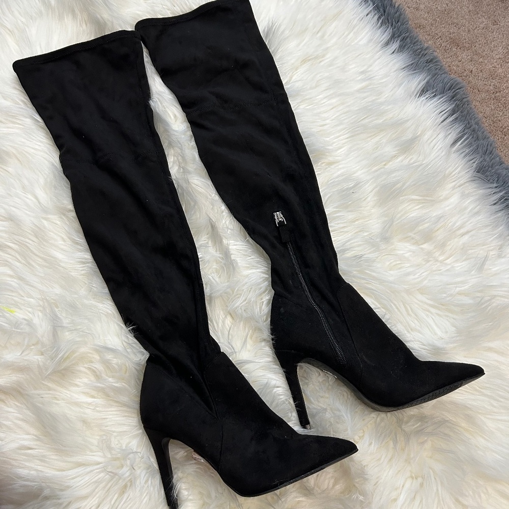 BP Black  Over The Knee Boot (Size 6M)